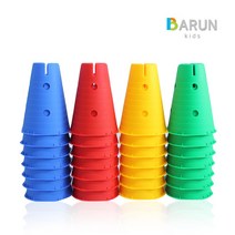 바른키즈 멀티짐 원탑 / 칼라콘 허들콘, 노랑