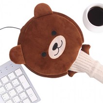 손난로 온열 USB 발열 베어 손목쿠션 마우스패드, 상세페이지 참조