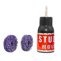 드릴 어댑터용 샌딩 디스크 허브 청소 가제트가 있는 스터드 녹 제거 도구, 한개옵션0