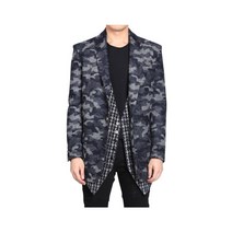 페이스커넥션 19FW 트위드 베스트 레이어드 카모 블레이져 X1201T00416 054