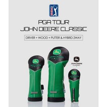 PGA TOUR 존디어 클래식 그린 골프 헤드커버 (드라이버 우드 하이브리드커버)