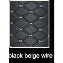 스바루 포레스터 용 가죽 자동차 바닥 매트 2019 2020 2021 2022 SK, 블랙 베이지 와이어