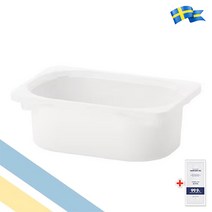 이케아 TROFAST 수납상자 깔끔 미니 정리함 적층 가능 (20x30x10cm) + 일회용 손소독제, 이케아 TROFAST 수납함 1개