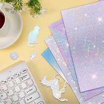 잉크젯 레이저 스티커 인쇄 프린트 반짝용지 A4잔주름