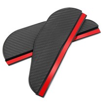 크라이슬러 300C 보이저 PT 크루저 그랜드 Sebring pacifica에 대한 탄소 섬유 자동차 백미러 비 눈썹, 01 Carbon Fiber NEW