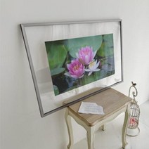 [바보사랑] 투명액자78CmX56Cm_행운을부르는연꽃들[꾸밈], 이미지선택/프레임선택:이미지3/실버그레이, 상세 설명 참조