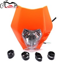 헤드 라이트 마스크 EXC 125 200 690 ENDURO R 오토바이 액세서리 전조등 어셈블리, 02 Orange