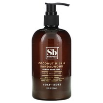 Soapbox 액체 손 비누 코코넛 밀크 샌달우드 12 fl oz (354 ml) 3팩