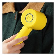 보풀제거기 유선 만능 세탁소용 업소용 2 in 1 미니 전기 헤어볼 트리머 USB 충전 소파 시트 및 매트 카펫 러그 러그용 조작 기계 NIN668, [02] Yellow