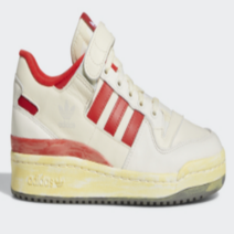 (국내매장판) 아디다스 슈퍼스타 포럼 로우 AEC 남성 스니커즈 운동화 레드 HR0557