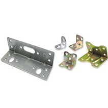 철물친구/코너철/꺽쇠/고정판/경첩/삼각철/이음철/ㄱ자꺽쇠, 6. 코너철(왕대)  (3개), 1개