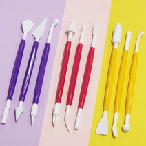 플라스틱 점토 조각칼 8P 지점토칼 공예칼 클레이조각칼