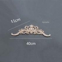 고무 나무 긴 꽃 조각 홈 장식 액세서리 도매 및 소매 공급, K4-40X11cm