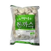 (냉동)두레 미니돈까스1kg 김부각/냉동식품/수제돈까스/치즈돈까스/돈까스소스/미숫가루/탕수육/간편조리식품/만두/왕돈까스, 단일 수량
