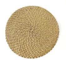 내열 그릇 PP 식탁 매트 1 개 커피 컵 코스터 식기 매트 홈 주방 파티 공급, I_38CM | ROUND
