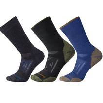 스마트울 마운티니어 엑스트라 쿠션 크루 등산 양말 SWB3AWS001, M, CHARCOAL