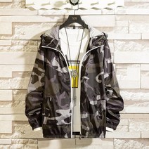 cs mall 남성 밀리터리 캐주얼 후드 점퍼 W1288