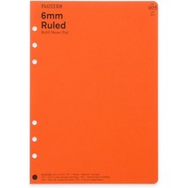 일본직발송 3. 디자인 필 A5 사이즈 PLOTTER 플로터 6MM 테두리 메모 패드 시스템 수첩 리필 7771642 B07, One Size, One Color