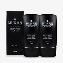 무칸 옴므 비타 워터 썬젤 (로션타입) 50ml 2개