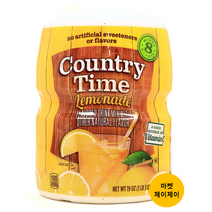 컨츄리타임 레몬에이드 믹스, 12개, 1통, 538g