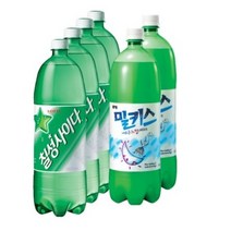 칠성사이다 + 밀키스, 1.5L, 16세트