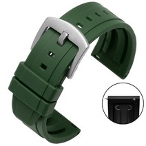 삼성 갤럭시 와치 4 클래식 46mm 42mm 스트랩 Galaxy Watch 4 44mm 40mm 방수 불소 고무 손목 밴드 20mm 22mm 퀵 릴리스 시계줄, #2