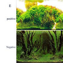 물멍 큐브 어항 하단섬프어항 자동청소어항수족관 배경 물고기 탱크 그림 HD 3D 스테레오 벽지 조경 장식, 06 Section E_03 30x60