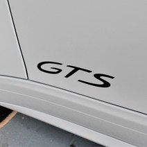 포르쉐 GTS 데칼스티커, 100x21mm, 검정