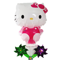 캐릭터 바람개비 풍선 파티 놀이동산 막대 스틱, 헬로키티