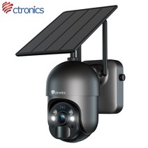 태양광 패널 인버터 설치 태양열 Ctroni s 카메라 전지 WiFi 야외 10000mAh 배터리 PIR 인간 감지 IP 360 PTZ 10 0P CCTV, 1080P WIFI, EU 플러그
