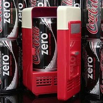 차량용냉장고 냉온장고 휴대용냉장고 미니온장고 미니 자동차 냉장고 USB 쿨러 워머 냉동고 소다 캔 음료, 02 red, 02 RED
