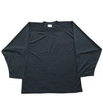 아이스하키복 아이스하키져지 한덕 메쉬 통기성 하키 연습 저지 및 여름/더운 지역에 적합 블랙 화, 01 Black_05 L