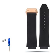 Hublot 위블로 시계 호환 빅뱅 실리콘 러버 워치 밴드 우레탄 스트랩 루버 시계줄 26x19mm