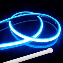 삼항LED 12V용 실리콘면발광 V5 LED바 자동차량LED램프, 아이스블루LED 30cm
