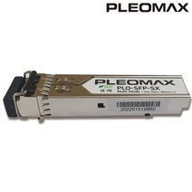 플레오맥스 PLO-SFP-SX 광모듈 지빅 멀티모드 1.25G LC, 1개