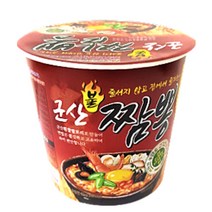 [군산불짬뽕] 군산짬뽕컵면 4개 1묶음, 1묶음(4개), 1개