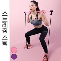 방구석 홈트왕 만능 스트레칭 스틱 짐스틱 스트레칭바 튜빙바 전신운동, No.02 스트레칭 스틱 퍼플, No.02 스트레칭 스틱 퍼플