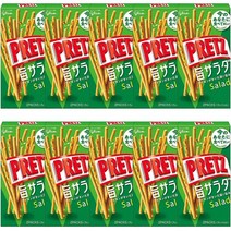 글리코 프리츠 샐러드맛 69g 10개 일본과자 맛있는 술안주, 상품선택