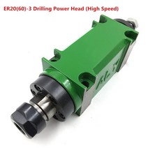 1hp 파워 헤드 750w 0.75kw 절단보링밀링드릴링 공작 기계 스핀들 최대. 3000--8000rpm. 고속방수, ER20 60 -3_One Size