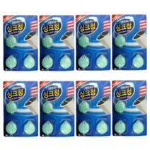 그린케미컬 싱크청(3입) x 8개 싱크대 배수구 세정제, 10g, 24개입