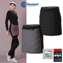 [클리브랜드골프] 헝가리구스 에어튜브 여성 구스다운 패딩큐롯골프큐롯골프웨어_CGKWSK187p