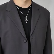 [골드러쉬] N-192 남자목걸이 비즈포인트 남여공용 펜던트 메탈체인 남성패션 쥬얼리