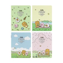 1000 카카오프렌즈 미니 중철노트 스프링 공책 옐로우, 2개