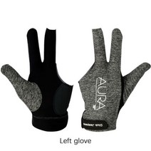 빌킹 당구 풀 큐 장갑 KONLLEN 3 손가락 왼쪽 오른손 캐롬 전문가용 액세서리, [06] AURA Gray