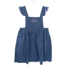 로엠걸즈 데님 청 에이프런 레이어드 원피스 RGOW2192U/이천NC