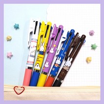 uni JETSTREAM 미피 3색볼펜 (5종), 흰색