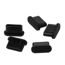Type-C Dust Plug 휴대용 USB 충전 포트 보호기 전화 액세서리, 검은색
