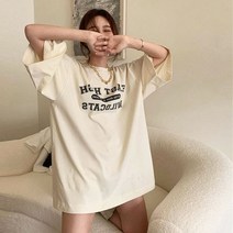 메이킹유 박시핏 캐주얼 반팔 레터링티셔츠 C2987비에프티