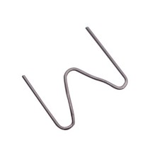 500 조각 0.6 0.8mm 자동차의 플라스틱 부품 수리를위한 핫 스테이플 웨이브 수리 도구 산화 품질, 한개옵션0