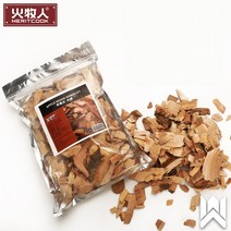 Meritcook 바비큐 스모키 훈연칩 사과나무칩 우드칩, 2개, 500g, 3.오크 칩cc